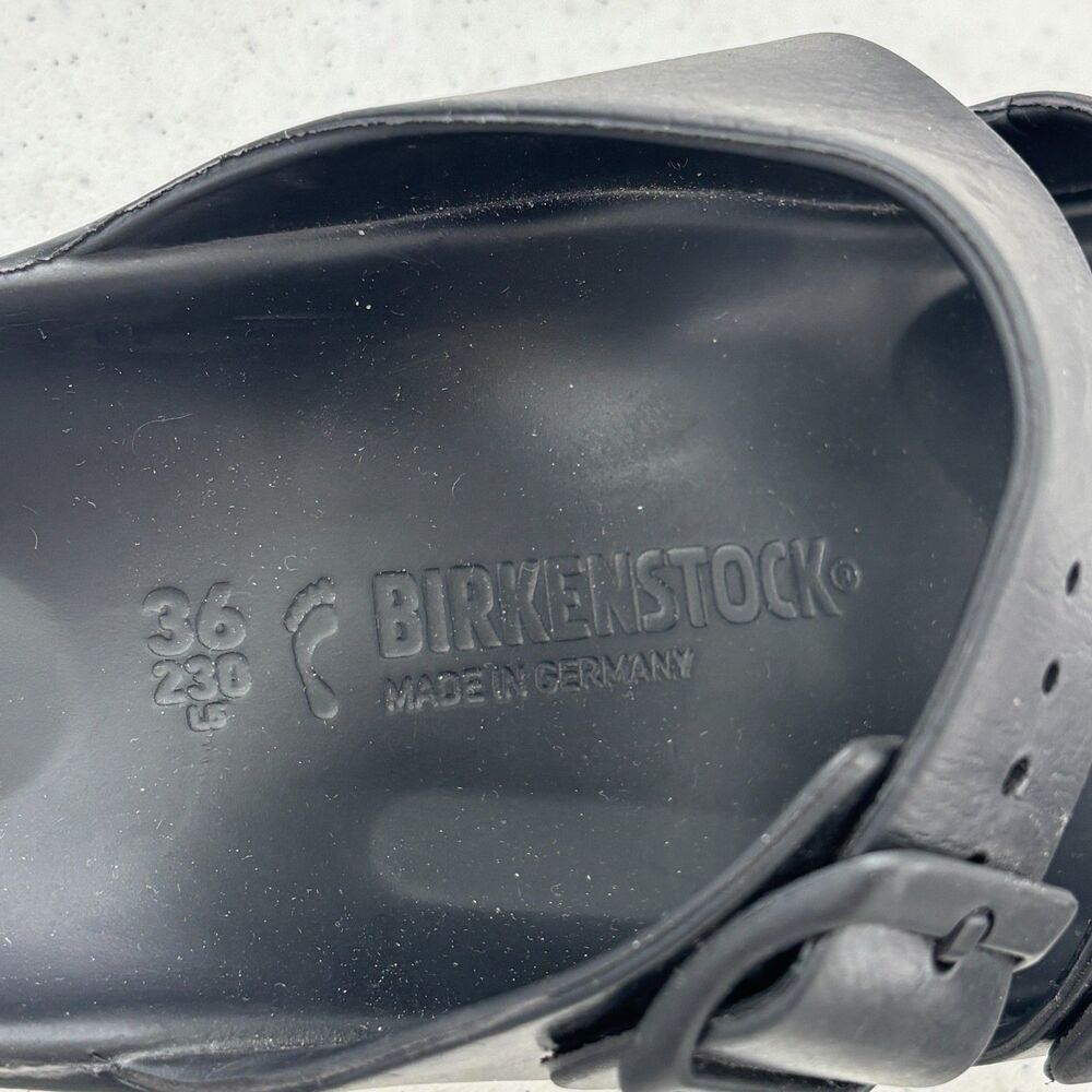 Birkenstock AZ Essentials EVA Womens Sandals Size 36 Slides Black Beach Vacation - Picture 4 of 6